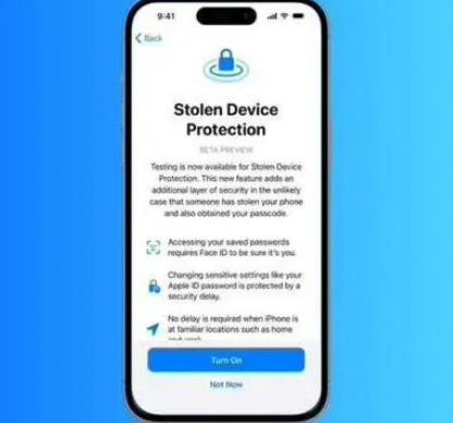 宝鸡苹果授权维修店分享被盗设备保护功能开启方法 